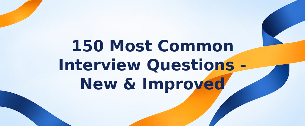 Most common interview questions list